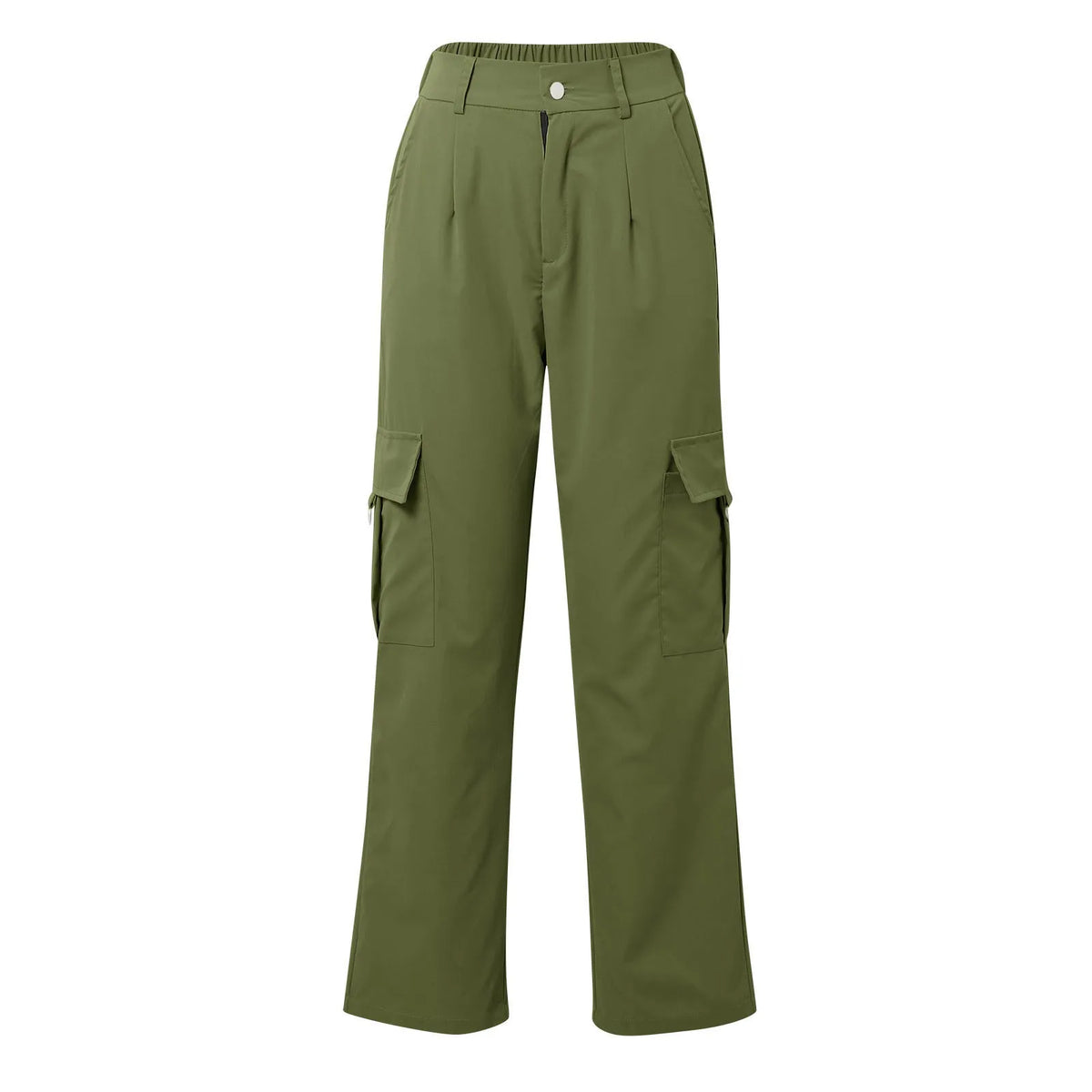 Women’s High-Waist Cargo Parachute Pants
