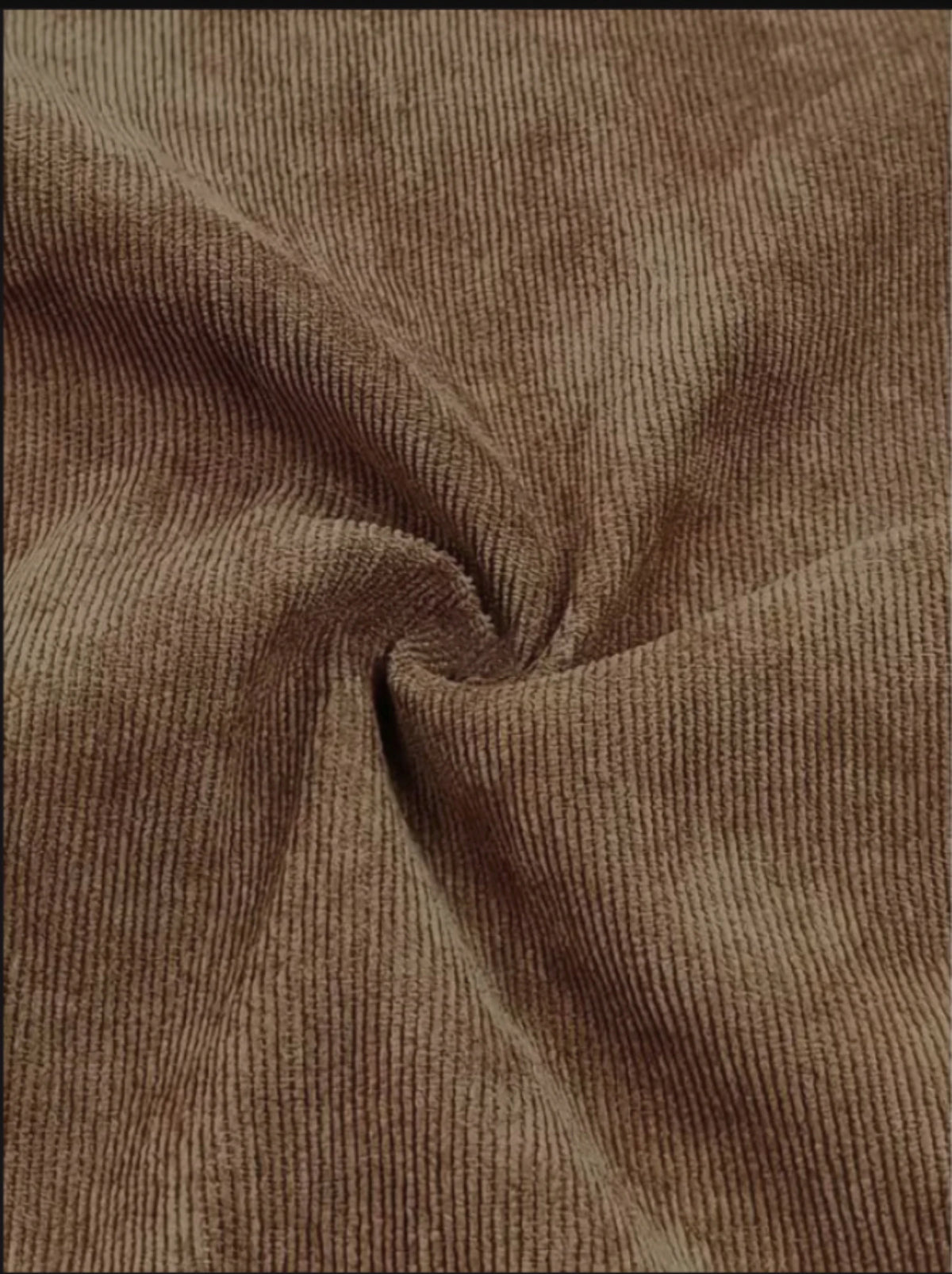Men’s Solid Color Corduroy 2-piece set