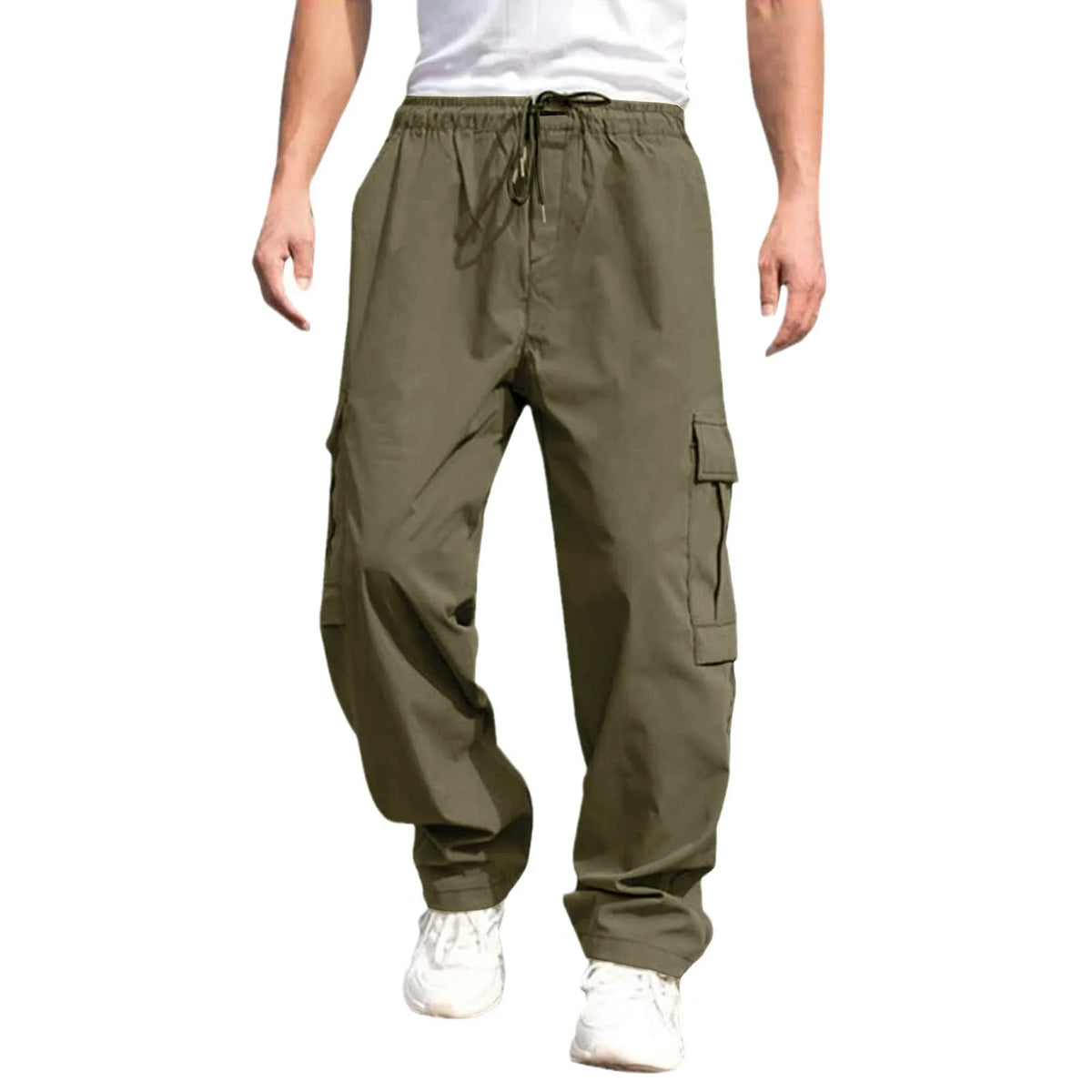 Men’s Loose Straight-Leg Casual Pants